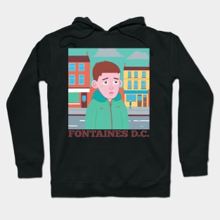 Fontaines DC • Retro Fan Design Hoodie